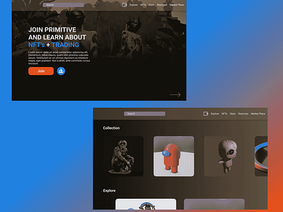 NFT's Web App Design | UI adobe xd branding design figma graphic design illustration logo ui ux vector web website design