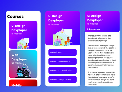 UI Design Course 3d adobe xd animation branding design figma graphic design illustration logo motion graphics ui ux vector