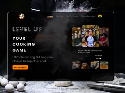 Simplicity is always close to my heart | Cooking Lessons by Pro 3d adobe xd animation branding design figma graphic design illustration logo motion graphics ui ux vector
