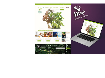 Naturopathie_maquette Webdesign graphic design ui webdesign