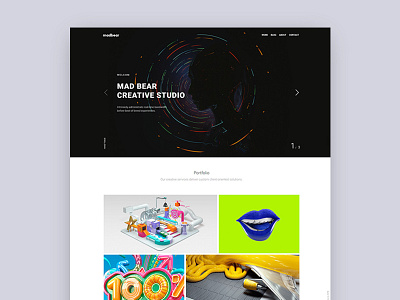 Mad Bear - Creative Portfolio Template