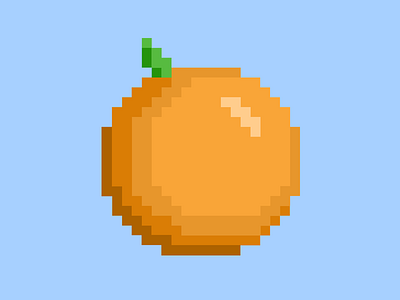 Pixelated Orange