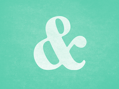 Ampersand ampersand typography