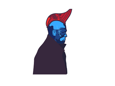 Yondu character guardians of the galaxy illustration michael rooker yondu