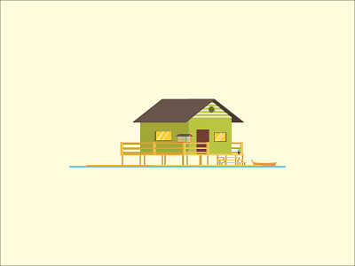 House 01 boat house househome illustration illustrator