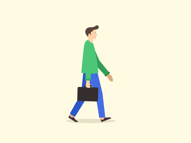 Walk Cycle ae after effects animation character gif walk walkcycle