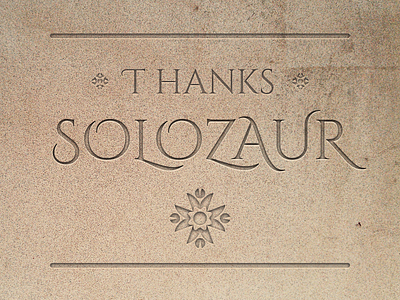 Thank you Solozaur