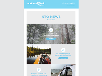 Email Newsletter email email design news newsletter outdoors retail