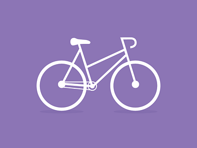 Bike Icon bicycle bike flat icon illustration road bike the noun project
