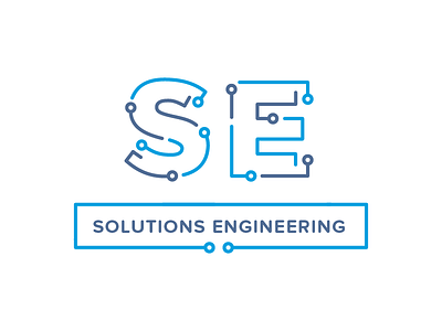 Solutions Engineering Logo branding circuit e engineering letter logo logo design s solutions engineering typography