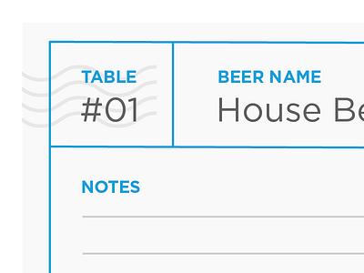 Beer Passport beer blue gotham guide illustration line notes passport table
