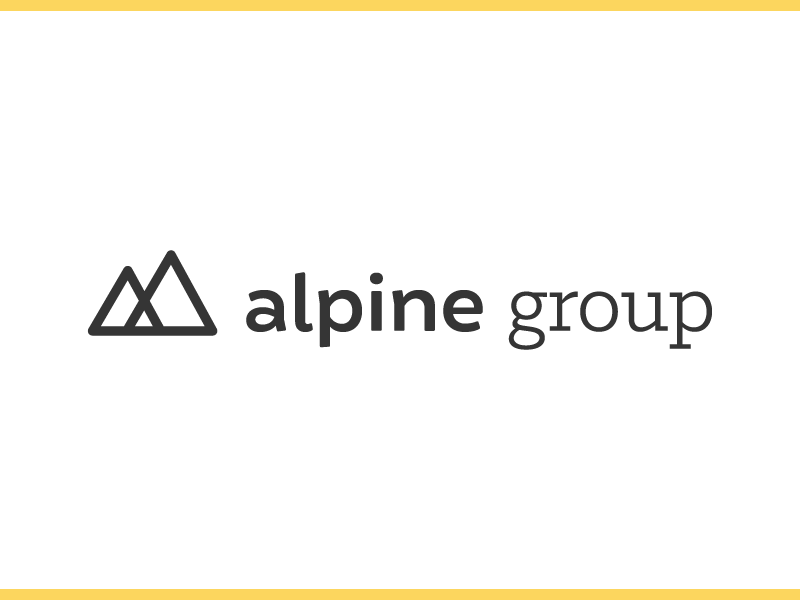 Alpine Group Logo by Malena Zook for Salesforce R+D on Dribbble