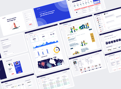 Home Buying Simplified dashboard illustration marketplace product design retailers signup ui workflow