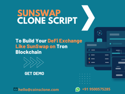 Create the largest DeFi exchange on Tron network sunswap clone sunswap clone script sunswap defi exchange clone sunswap exchange clone