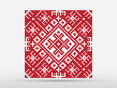 Geometric Challenge day 30 Latvian edition pattern