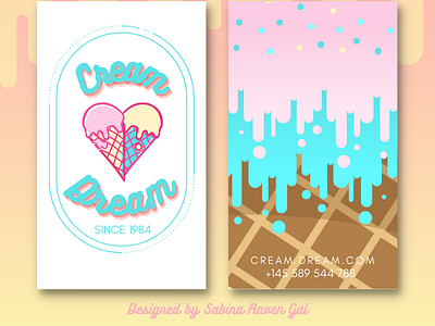 🍦Cream Dream - Business Card