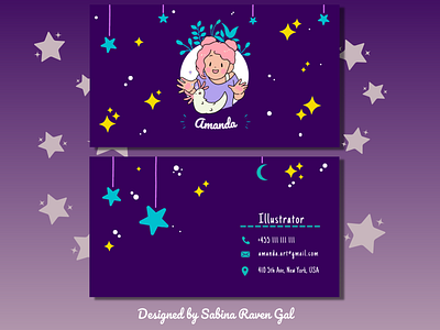 ✨Starry Night - Business Card