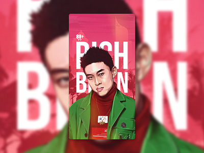 Rich Brian design illustration vector vexel