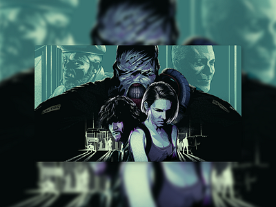 Resident Evil 3 (Alternate Poster) design illustration vector vexel