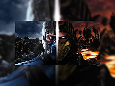 Sub Zero X Scorpion design illustration vector vexel