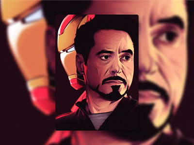 Iron Man design illustration vector vexel