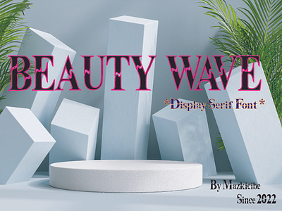 Beauty Wafe design displayfont font graphic design typography