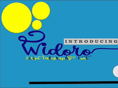 Widoro Font branding decorative design displayfont font graphic design illustration logo typography ui