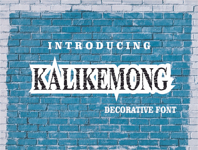 Kalikemong Font branding decorative design displayfont font graphic design illustration logo typography ui