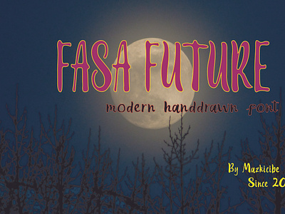 Fasa Future branding decorative design displayfont font graphic design illustration logo typography ui