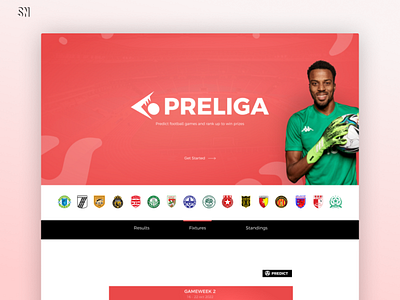 Football prediction website - Preliga