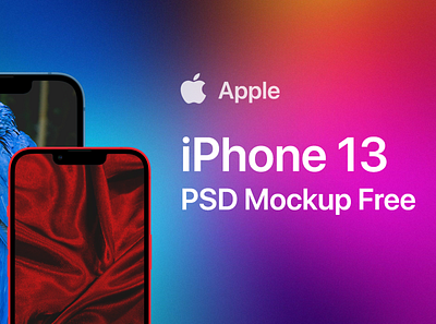 Free Mockup for iPhone 13 apple creative download free iamfaysal iphone iphone13 mockup psd