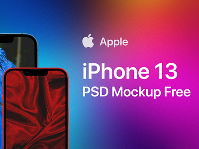 Free Mockup for iPhone 13