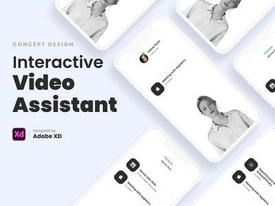 Interactive Video Assistant App Concept
