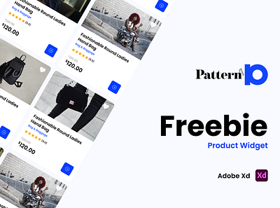 PatternIO | Adobe XD Freebie for Product Widget adobexd creative design ecommerce freebie iamfaysal modern ui uikit ux website xd