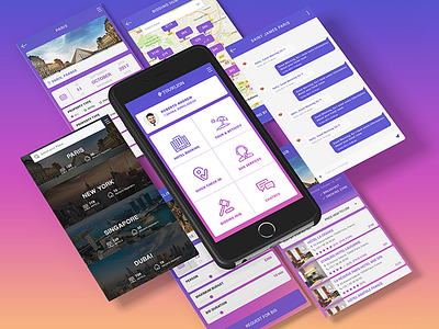 Travel App Design app design creative iamfaysal mobile app travel ui ux