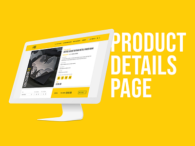 Product Details Page landing page products ui ux webpage website