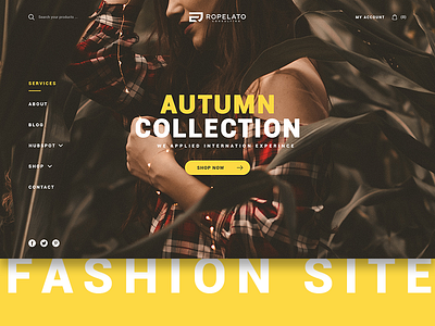 Clothing Site banner clothing creative fashion iamfaysal landingpage modern ui ux webpage website