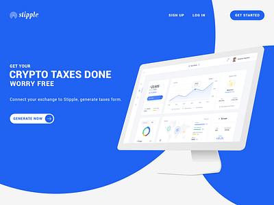 Financial Website Landing Page