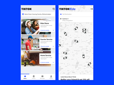 TikTok Mobile App UI design iamfaysal mobileappui tiktok ui ux