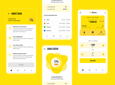 Loan App UI app clean creative design iamfaysal mobile modern ui ux website