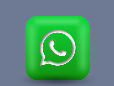 Whatsapp logo... by Sheetal bhatia on Dribbble