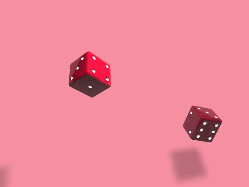 Lucky Dice cinema 4d design dice happy new year illustration motion