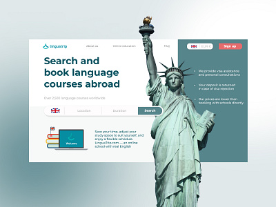 Linguatrip | Concept for Web Site