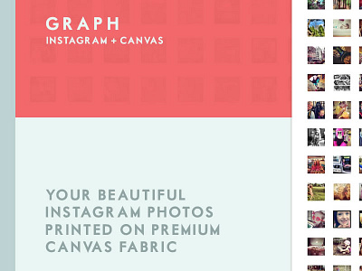 Graph canvas design graph instagram prints website