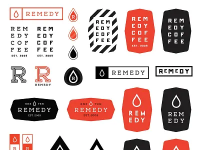 Remedy Coffee Identity Refresh coffee identity knoxville logo redesign remedy