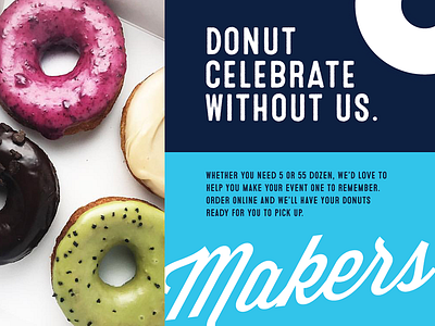 Donut Promotion Card card donuts knoxville makers poll promo results