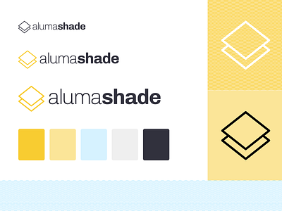 Alumashade Branding alumashade branding branding agency bright color palette design diy logo logo design logo design branding patio sun logo sunny