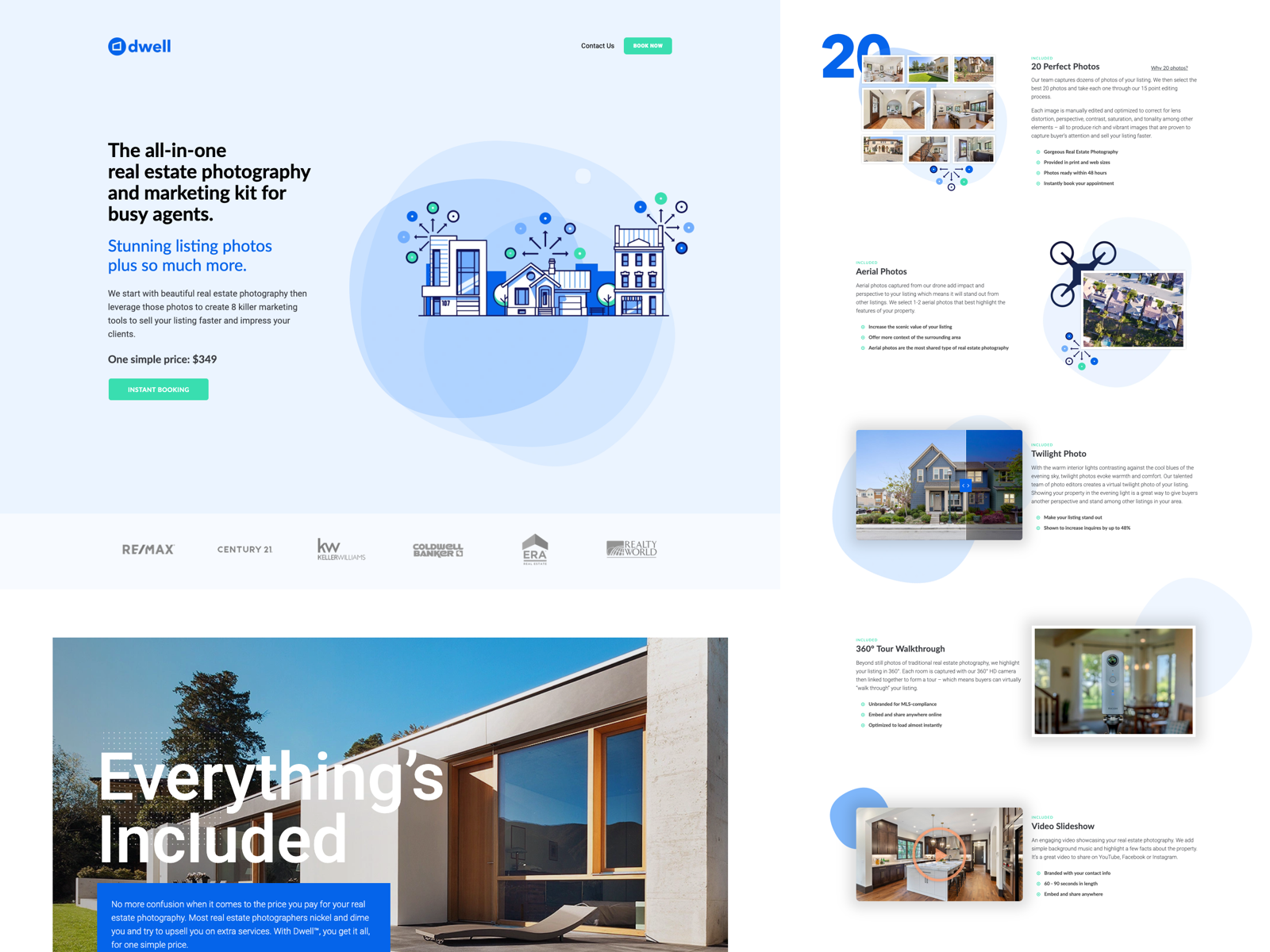 Dwell™ Real Estate Marketing Kit by Sean Alsobrooks on Dribbble
