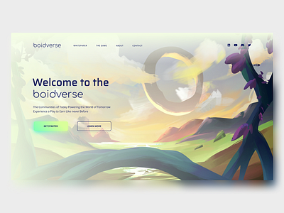 Metaverse crypto website landing page branding design graphic design landing page uiux web design