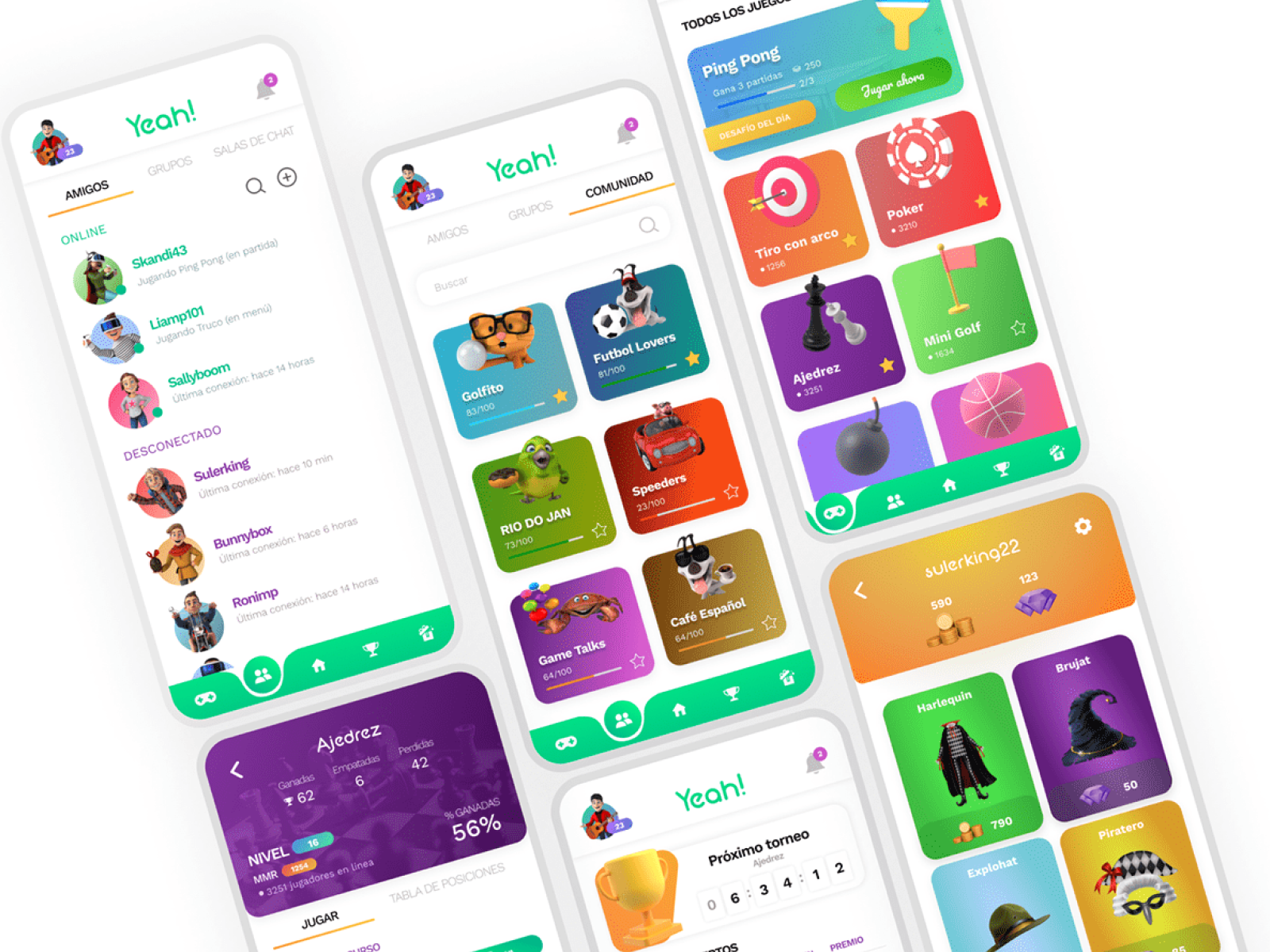 Yeah! App by Juan Geoghegan on Dribbble